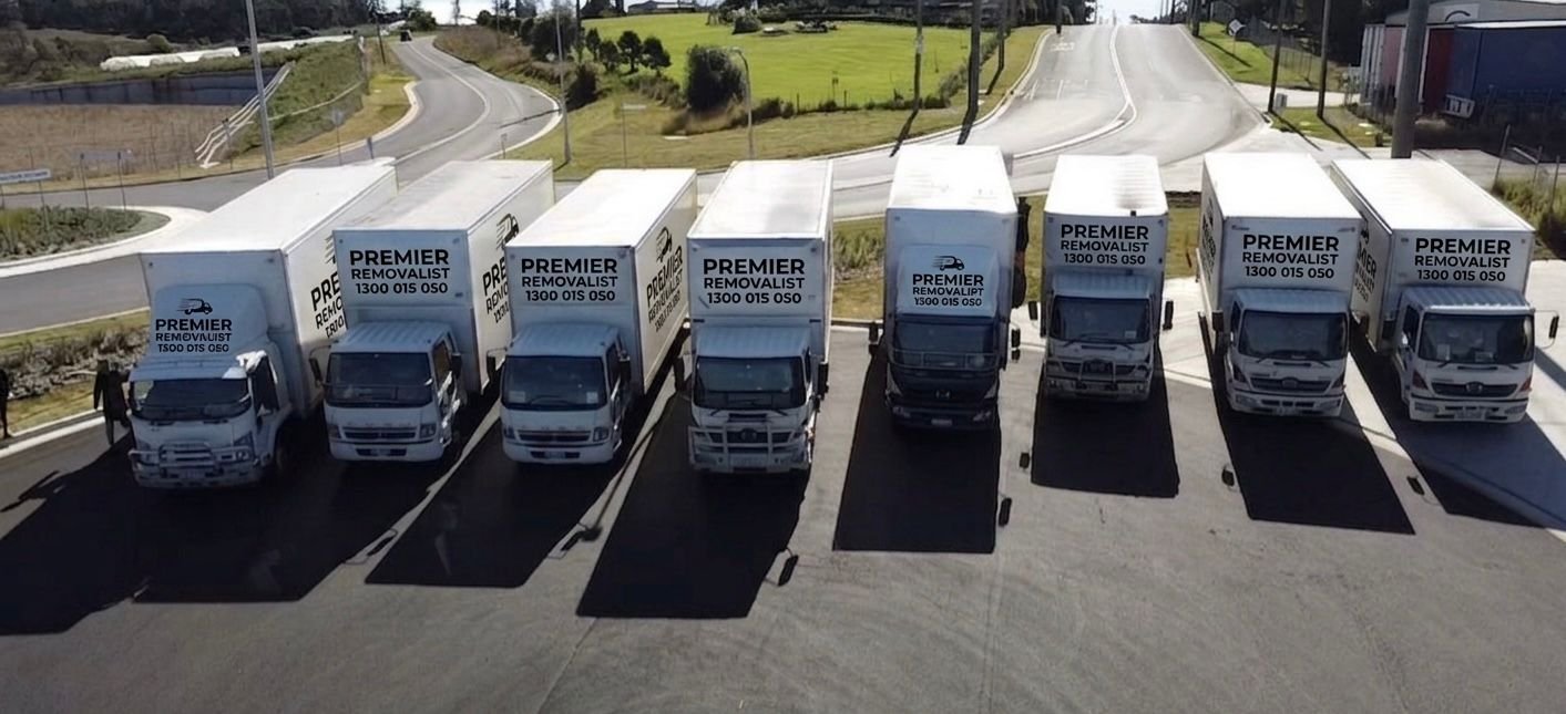 Premier Removalist fleet of trucks in Wollongong